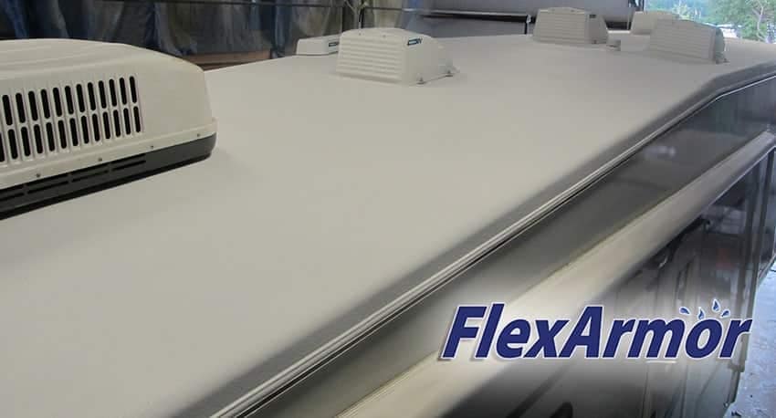 FlexArmor Roofing Service is the trusted provider of a reliable and durable Flex armor rv roof cover. With our expertise and experience in the industry, we ensure that your RV's roof is protected and well