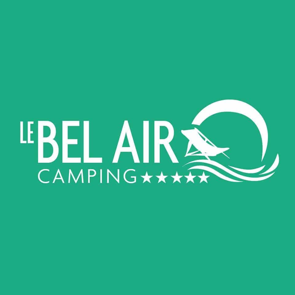 Discover the charming logo for le bel air camping, nestled in the beautiful region of Vendée.